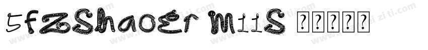 5FZShaoEr M11S字体转换